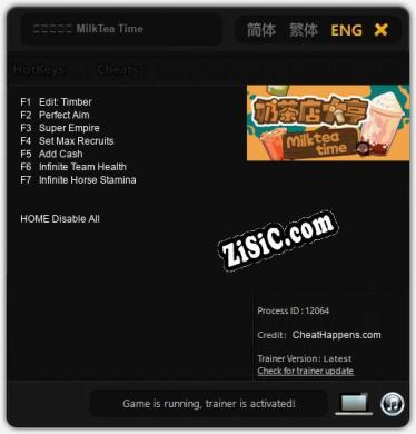 奶茶店大亨 MilkTea Time: Трейнер +7 [v1.1]