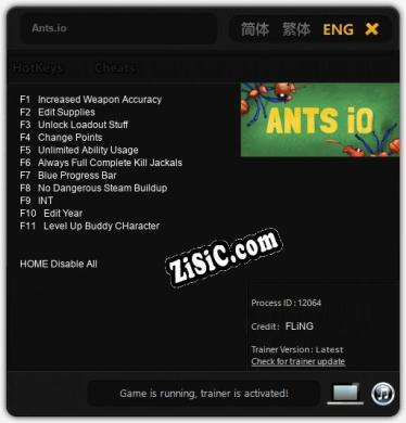 Трейнер для Ants.io [v1.0.4]