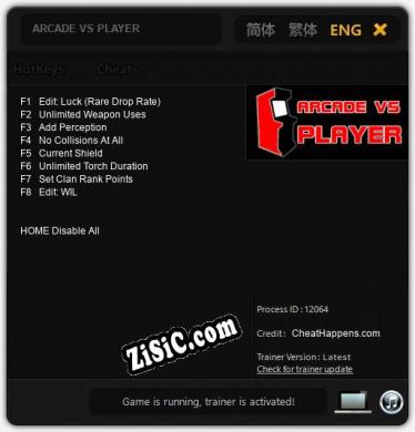 ARCADE VS PLAYER: ТРЕЙНЕР И ЧИТЫ (V1.0.89)