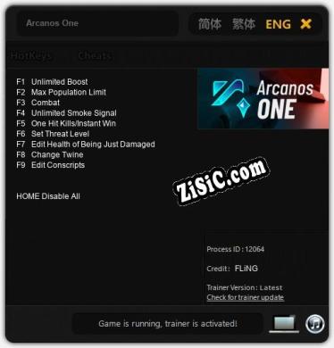 Arcanos One: Трейнер +9 [v1.6]