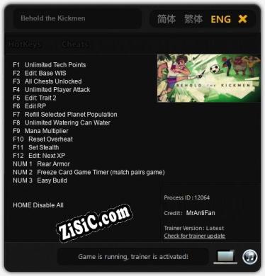 Behold the Kickmen: Читы, Трейнер +15 [MrAntiFan]