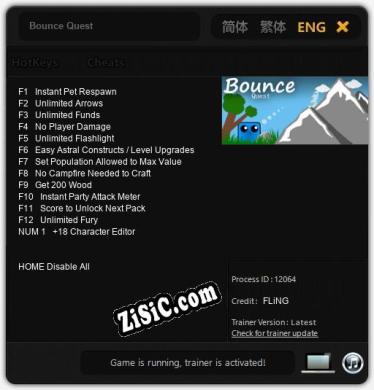 Bounce Quest: Трейнер +13 [v1.5]