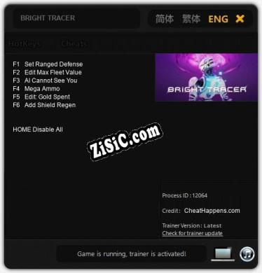 BRIGHT TRACER: Трейнер +6 [v1.2]
