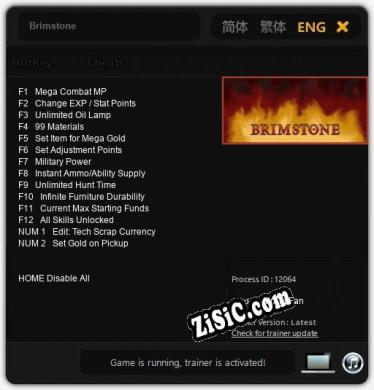 Brimstone: Читы, Трейнер +14 [MrAntiFan]