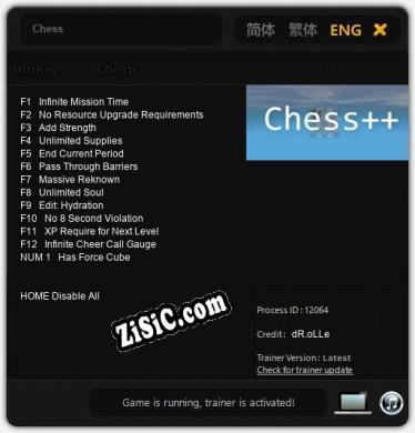 Трейнер для Chess [v1.0.9]