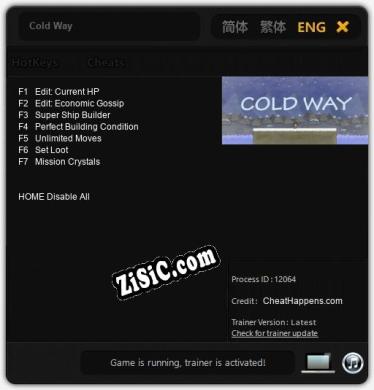 Трейнер для Cold Way [v1.0.4]