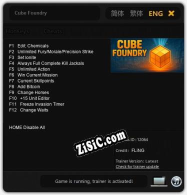 Cube Foundry: ТРЕЙНЕР И ЧИТЫ (V1.0.96)