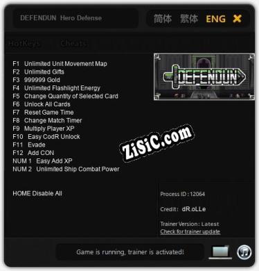DEFENDUN  Hero Defense: Трейнер +14 [v1.4]