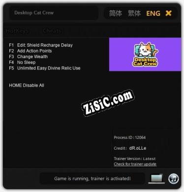 Трейнер для Desktop Cat Crew [v1.0.6]