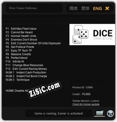 Dice Tower Defense: Читы, Трейнер +15 [FLiNG]