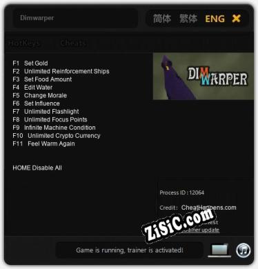 Dimwarper: Трейнер +11 [v1.5]