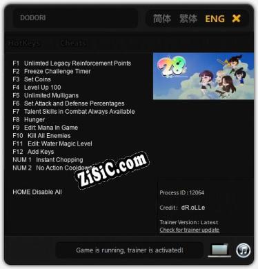 DODORI: Трейнер +14 [v1.5]