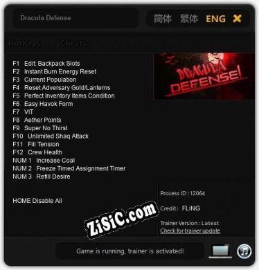 Dracula Defense: ТРЕЙНЕР И ЧИТЫ (V1.0.41)