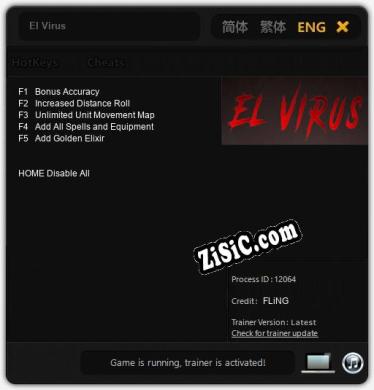El Virus: Трейнер +5 [v1.6]