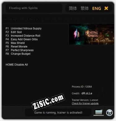 Трейнер для Floating with Spirits [v1.0.6]