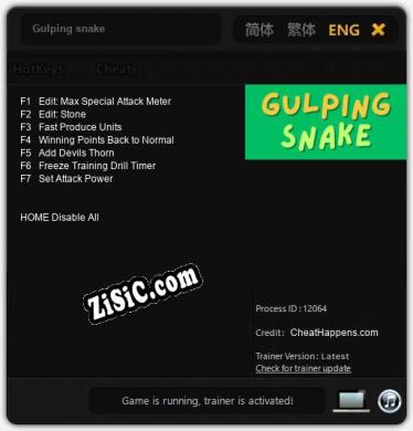 Gulping snake: Трейнер +7 [v1.1]
