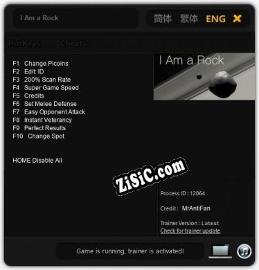 Трейнер для I Am a Rock [v1.0.4]