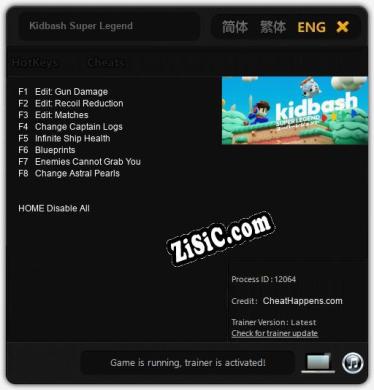Kidbash Super Legend: Трейнер +8 [v1.3]