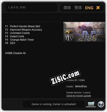L.A.P.D. 2195: Трейнер +6 [v1.5]
