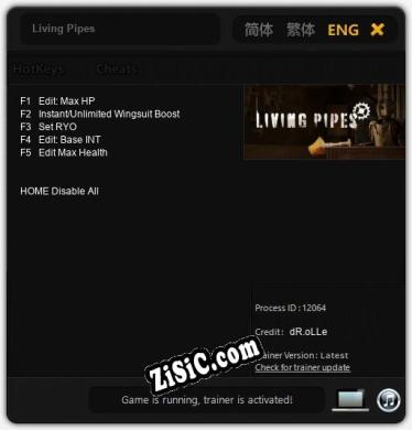 Living Pipes: Читы, Трейнер +5 [dR.oLLe]