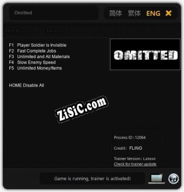 Omitted: Трейнер +5 [v1.8]