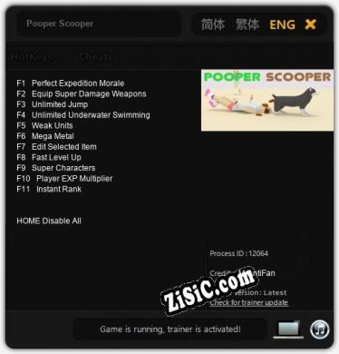 Pooper Scooper: ТРЕЙНЕР И ЧИТЫ (V1.0.68)