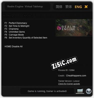 Realm Engine  Virtual Tabletop: Трейнер +6 [v1.5]