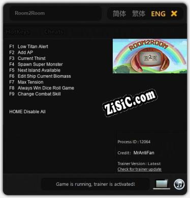 Room2Room: Трейнер +9 [v1.6]
