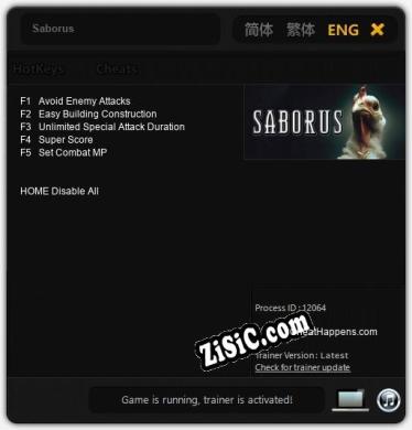 Saborus: ТРЕЙНЕР И ЧИТЫ (V1.0.15)