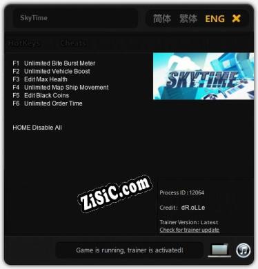 SkyTime: Читы, Трейнер +6 [dR.oLLe]
