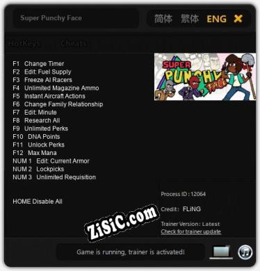 Трейнер для Super Punchy Face [v1.0.3]
