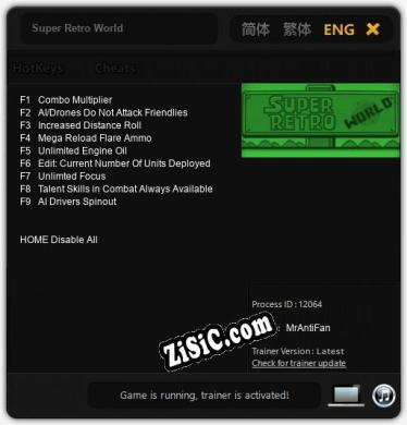 Super Retro World: Трейнер +9 [v1.8]