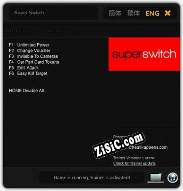 Super Switch: Трейнер +6 [v1.6]
