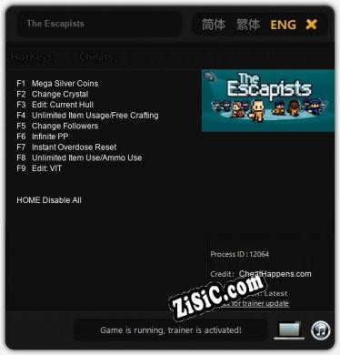 The Escapists: Трейнер +9 [v1.5]