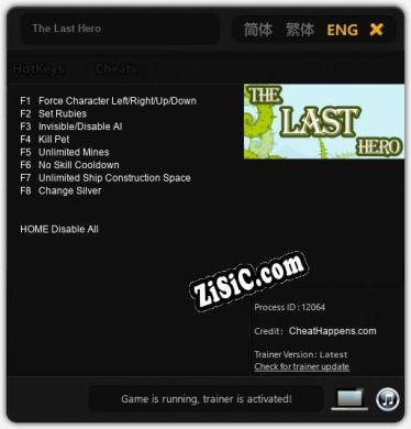 The Last Hero: ТРЕЙНЕР И ЧИТЫ (V1.0.53)