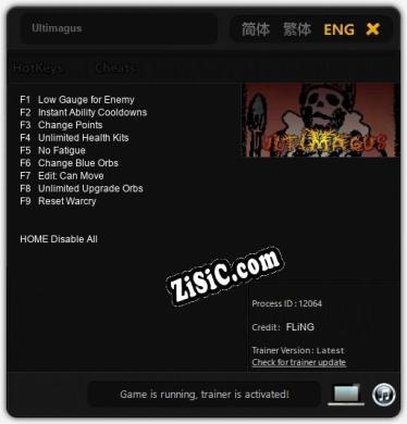 Трейнер для Ultimagus [v1.0.4]