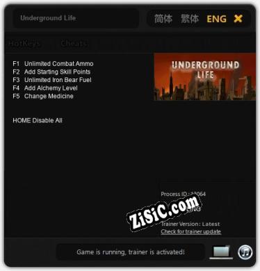 Underground Life: Читы, Трейнер +5 [FLiNG]