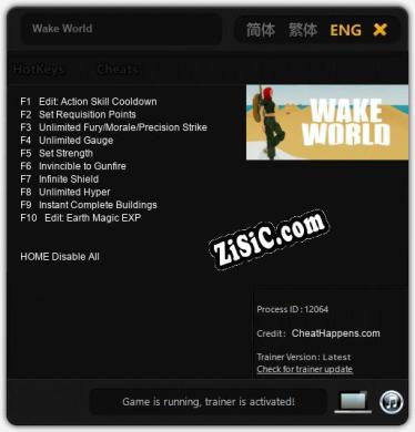 Wake World: ТРЕЙНЕР И ЧИТЫ (V1.0.75)