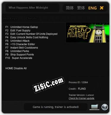 What Happens After Midnight: ТРЕЙНЕР И ЧИТЫ (V1.0.70)