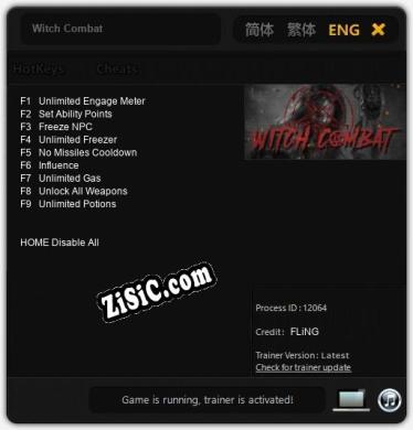 Witch Combat: ТРЕЙНЕР И ЧИТЫ (V1.0.40)