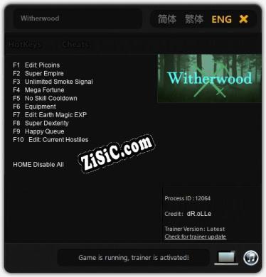 Witherwood: Читы, Трейнер +10 [dR.oLLe]